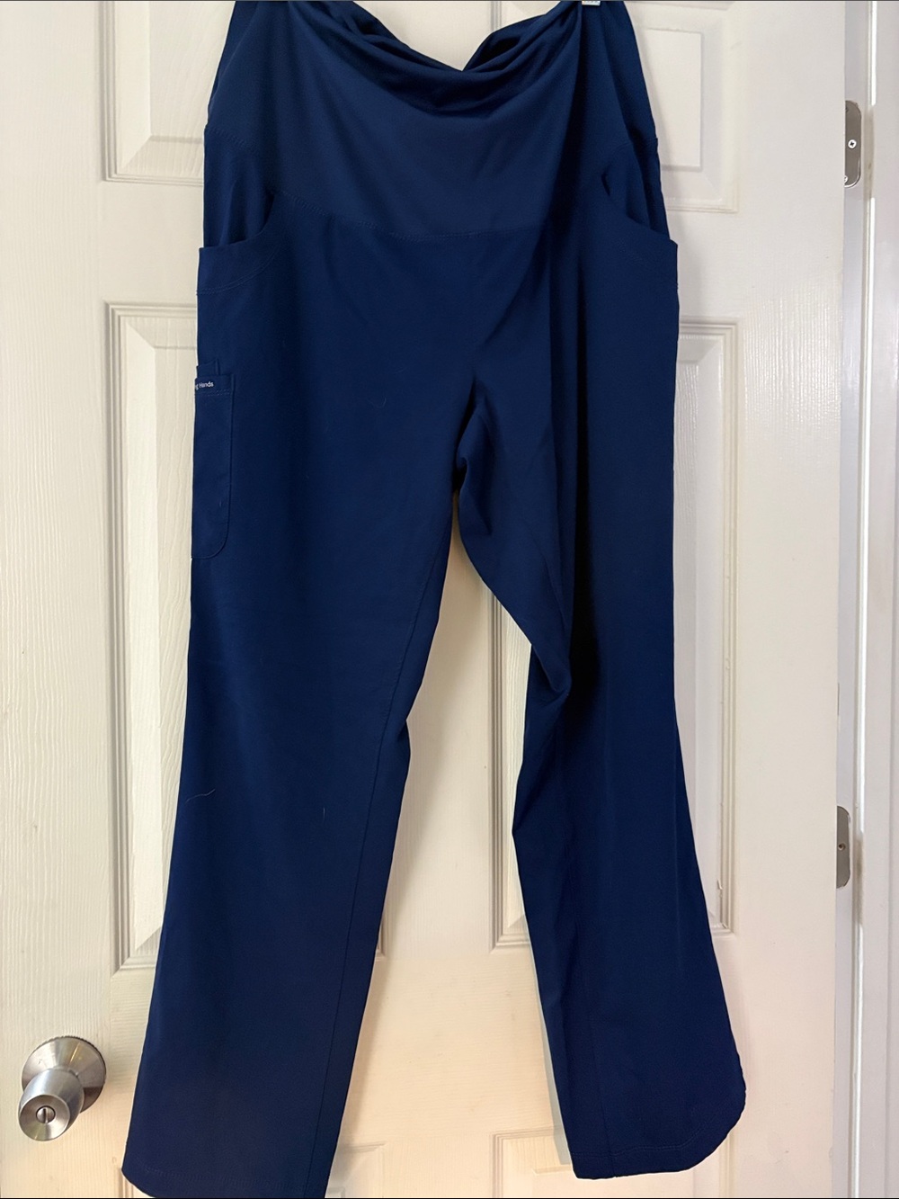 Healing Hands Maternity scrub pants- Navy blue
